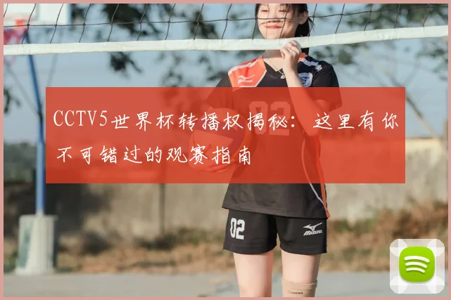 CCTV5世界杯转播权揭秘：这里有你不可错过的观赛指南