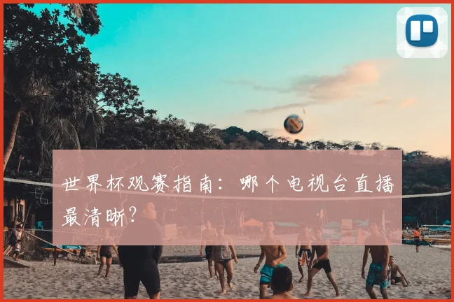 世界杯观赛指南：哪个电视台直播最清晰？