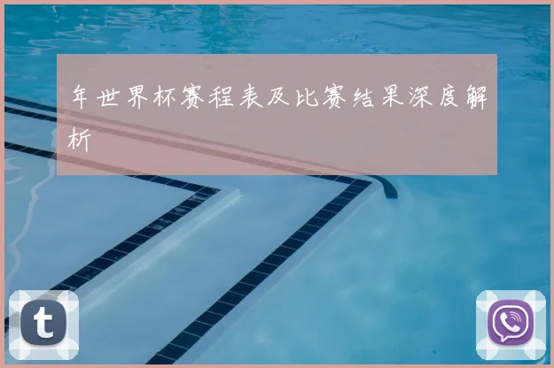 年世界杯赛程表及比赛结果深度解析