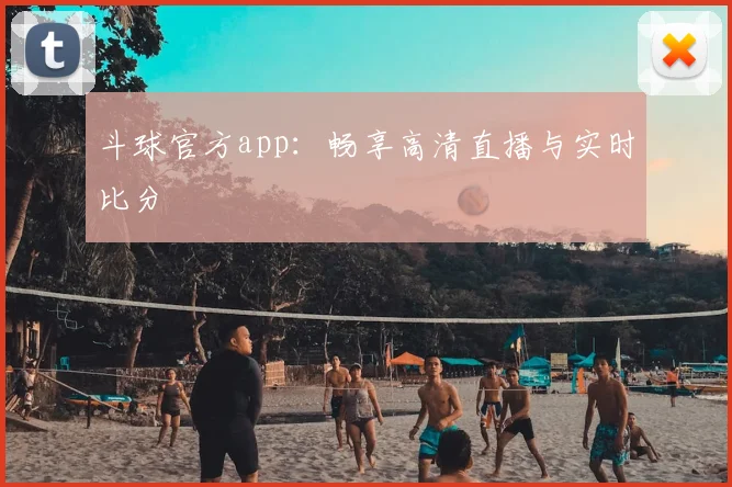 斗球官方app:畅享高清直播与实时比分
